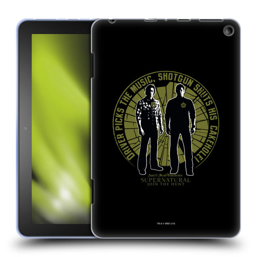 Supernatural Graphic Sam & Dean Soft Gel Case for Amazon Fire HD 8/Fire HD 8 Plus 2020
