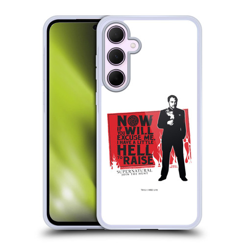 Supernatural Graphic Sam, Dean & Castiel Soft Gel Case for Samsung Galaxy A35 5G