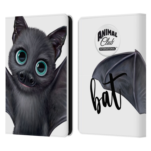Animal Club International Faces Bat Leather Book Wallet Case Cover For Amazon Kindle 11th Gen 6in 2022