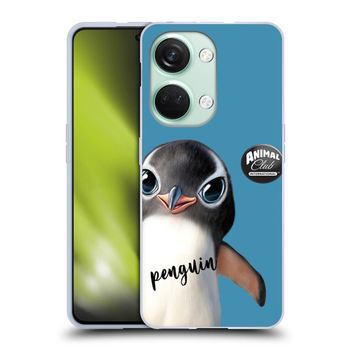 Animal Club International Faces Penguin Soft Gel Case for OnePlus Nord 3 5G