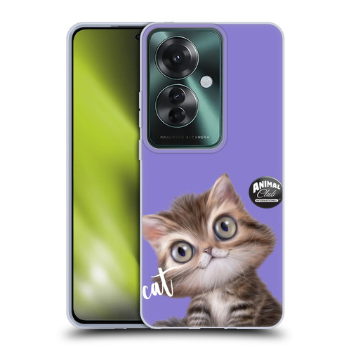 Animal Club International Faces Persian Cat Soft Gel Case for OPPO Reno11 F 5G / F25 Pro 5G