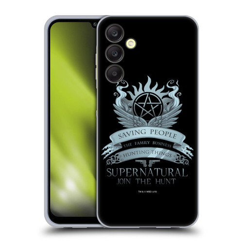 Supernatural Vectors Saving People Logo Soft Gel Case for Samsung Galaxy A25 5G