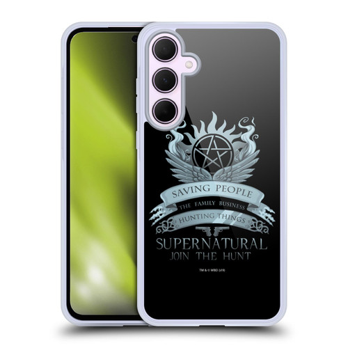 Supernatural Vectors Saving People Logo Soft Gel Case for Samsung Galaxy A35 5G