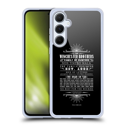 Supernatural Vectors Winchester Brothers Soft Gel Case for Samsung Galaxy A55 5G