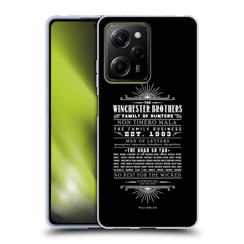 Supernatural Vectors Winchester Brothers Soft Gel Case for Xiaomi Redmi Note 12 Pro 5G