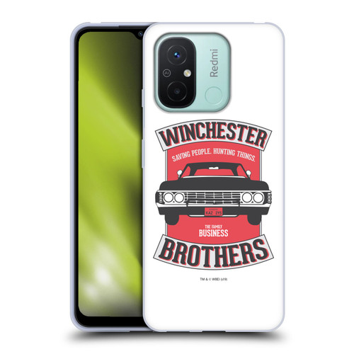 Supernatural Vectors Winchester Brothers 2 Soft Gel Case for Xiaomi Redmi 12C