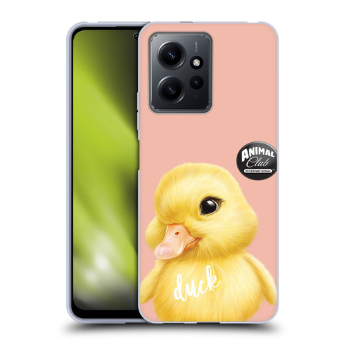 Animal Club International Faces Duck Soft Gel Case for Xiaomi Redmi Note 12 4G