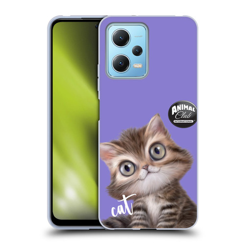 Animal Club International Faces Persian Cat Soft Gel Case for Xiaomi Redmi Note 12 5G
