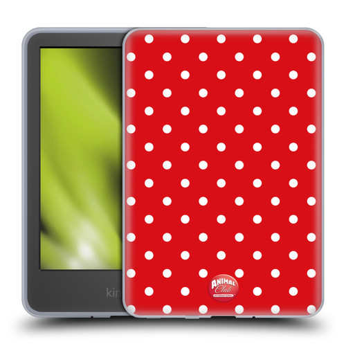 Animal Club International Patterns Polka Dots Red Soft Gel Case for Amazon Kindle 11th Gen 6in 2022