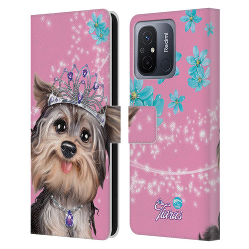 Animal Club International Royal Faces Yorkie Leather Book Wallet Case Cover For Xiaomi Redmi 12C