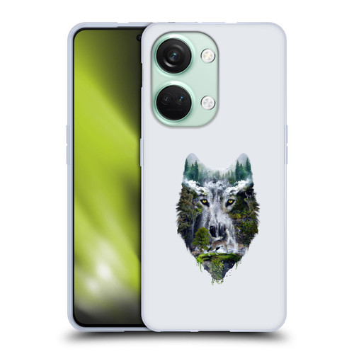 Riza Peker Animal Abstract Wolf Nature Soft Gel Case for OnePlus Nord 3 5G