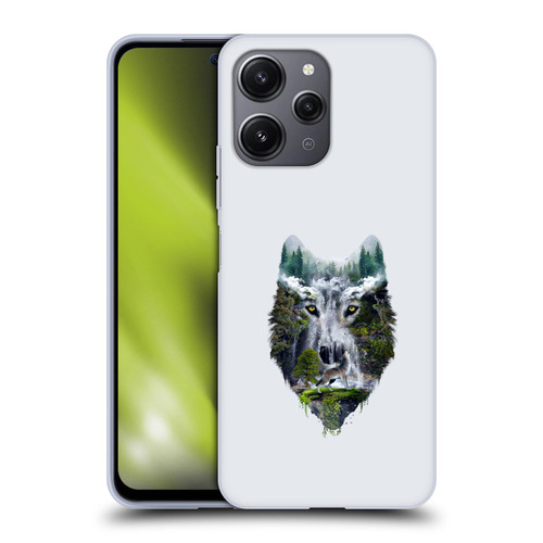 Riza Peker Animal Abstract Wolf Nature Soft Gel Case for Xiaomi Redmi 12
