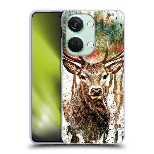 Riza Peker Animals Deer Soft Gel Case for OnePlus Nord 3 5G
