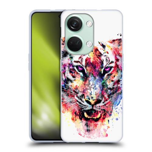 Riza Peker Animals Eye Of The Tiger Soft Gel Case for OnePlus Nord 3 5G