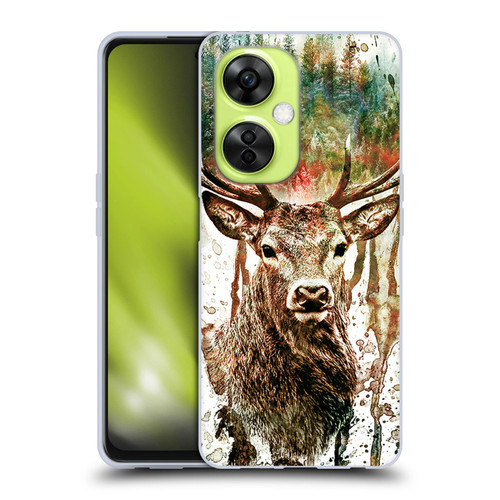 Riza Peker Animals Deer Soft Gel Case for OnePlus Nord CE 3 Lite 5G