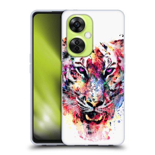 Riza Peker Animals Eye Of The Tiger Soft Gel Case for OnePlus Nord CE 3 Lite 5G