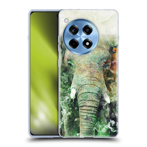 Riza Peker Animals Elephant Soft Gel Case for OnePlus 12R