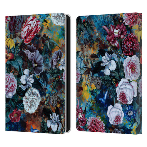 Riza Peker Florals Full Bloom Leather Book Wallet Case Cover For Amazon Kindle Paperwhite 5 (2021)