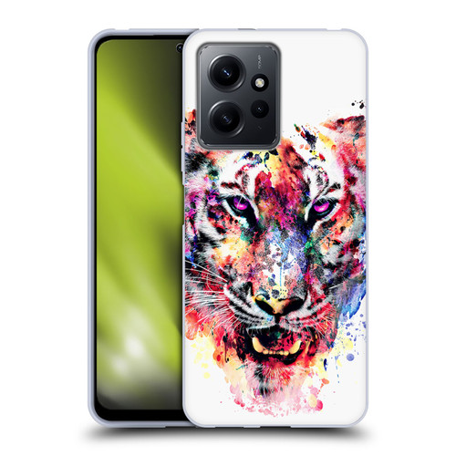 Riza Peker Animals Eye Of The Tiger Soft Gel Case for Xiaomi Redmi Note 12 4G