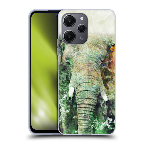 Riza Peker Animals Elephant Soft Gel Case for Xiaomi Redmi 12