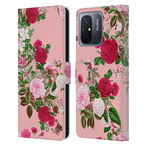 Riza Peker Florals Romance Leather Book Wallet Case Cover For Xiaomi Redmi 12C
