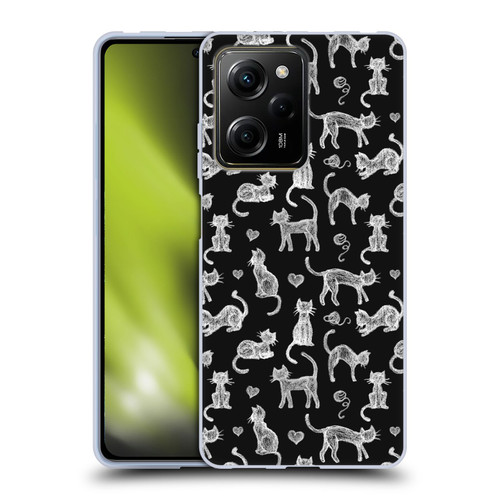 Micklyn Le Feuvre Animals Teachers Pet Chalkboard Cats Soft Gel Case for Xiaomi Redmi Note 12 Pro 5G