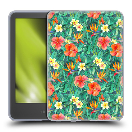 Micklyn Le Feuvre Florals Classic Tropical Garden Soft Gel Case for Amazon Kindle 11th Gen 6in 2022
