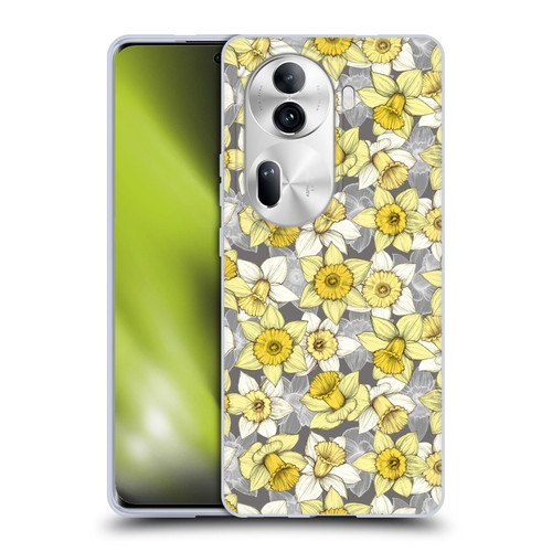 Micklyn Le Feuvre Florals Daffodil Daze Soft Gel Case for OPPO Reno11 Pro