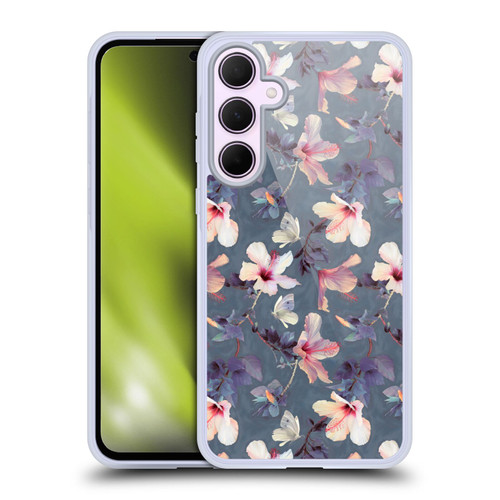 Micklyn Le Feuvre Florals Butterflies and Hibiscus Soft Gel Case for Samsung Galaxy A35 5G