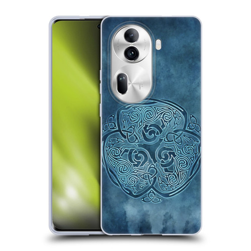 Brigid Ashwood Celtic Wisdom Knot Wolf Soft Gel Case for OPPO Reno11 Pro