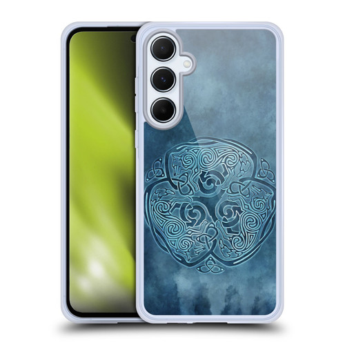 Brigid Ashwood Celtic Wisdom Knot Wolf Soft Gel Case for Samsung Galaxy A55 5G