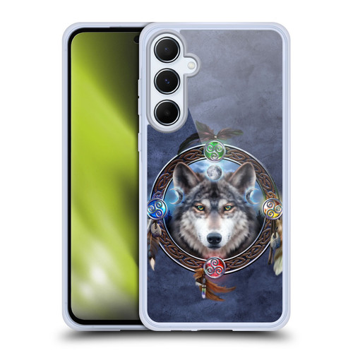 Brigid Ashwood Celtic Wisdom Wolf Guide Soft Gel Case for Samsung Galaxy A55 5G