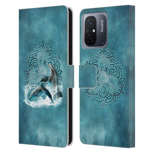 Brigid Ashwood Celtic Wisdom Dolphin Leather Book Wallet Case Cover For Xiaomi Redmi 12C
