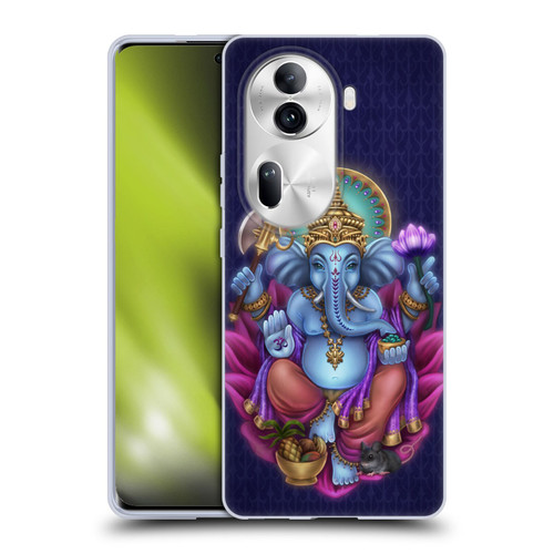 Brigid Ashwood Sacred Symbols Ganesha Soft Gel Case for OPPO Reno11 Pro