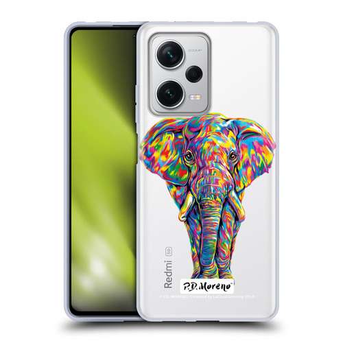 P.D. Moreno Animals Elephant Soft Gel Case for Xiaomi Redmi Note 12 Pro+ 5G