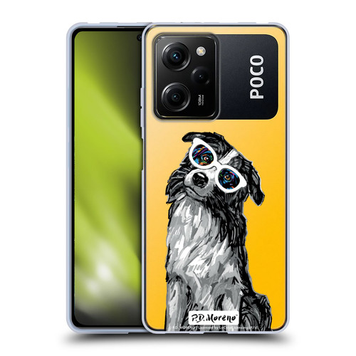 P.D. Moreno Black And White Dogs Border Collie Soft Gel Case for Xiaomi Redmi Note 12 Pro 5G