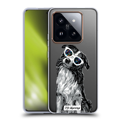 P.D. Moreno Black And White Dogs Border Collie Soft Gel Case for Xiaomi 14 Pro