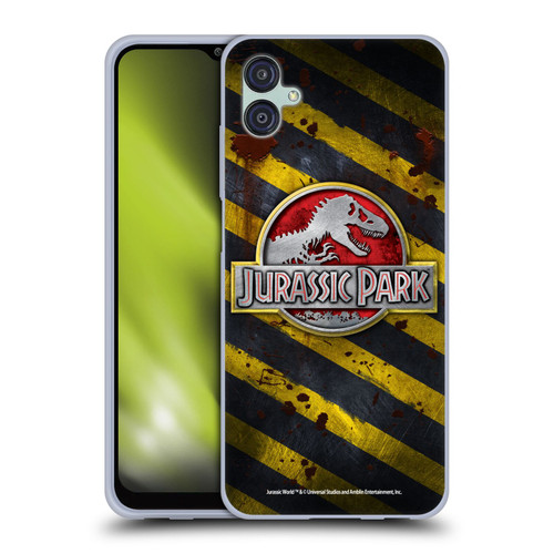 Jurassic Park Logo Distressed Crosswalk Soft Gel Case for Samsung Galaxy M04 5G / A04e