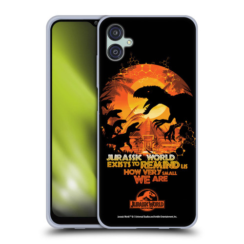 Jurassic World Vector Art Raptors Silhouette Soft Gel Case for Samsung Galaxy M04 5G / A04e