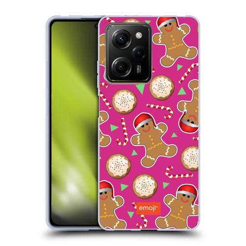 emoji® Christmas Patterns Gingerbread Cookies Soft Gel Case for Xiaomi Redmi Note 12 Pro 5G