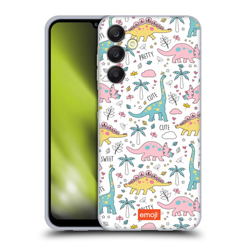 emoji® Cutesy Dinosaurs Soft Gel Case for Samsung Galaxy A25 5G