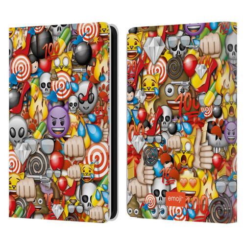 emoji® Full Patterns Assorted Leather Book Wallet Case Cover For Amazon Kindle 11th Gen 6in 2022