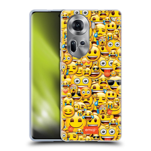 emoji® Full Patterns Smileys Soft Gel Case for OPPO Reno11
