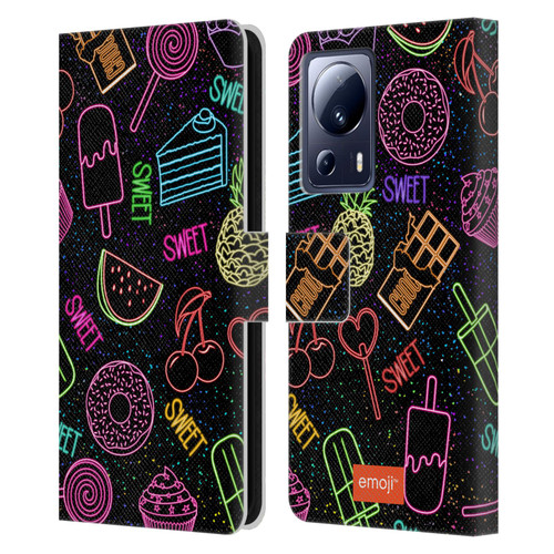 emoji® Neon Sweet Leather Book Wallet Case Cover For Xiaomi 13 Lite 5G