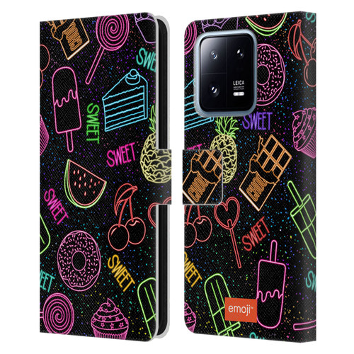 emoji® Neon Sweet Leather Book Wallet Case Cover For Xiaomi 13 Pro 5G