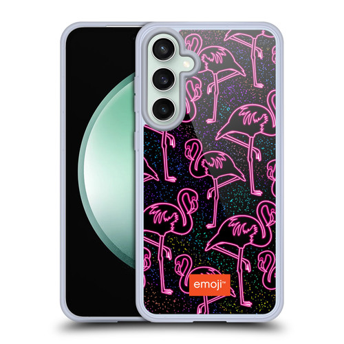 emoji® Neon Flamingo Soft Gel Case for Samsung Galaxy S23 FE 5G