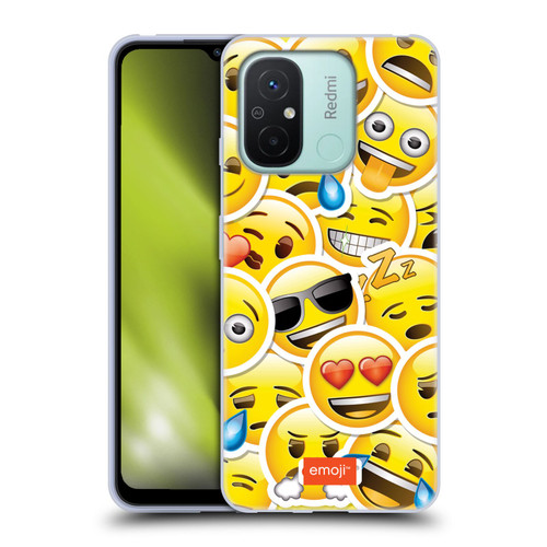 emoji® Smileys Sticker Soft Gel Case for Xiaomi Redmi 12C