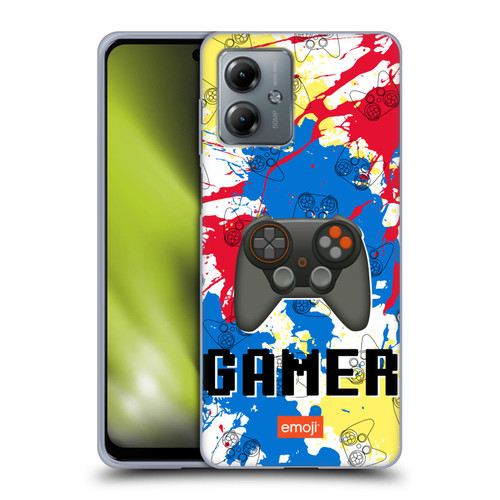 emoji® Trendy Gamer Soft Gel Case for Motorola Moto G14