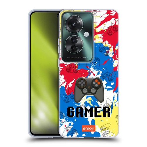 emoji® Trendy Gamer Soft Gel Case for OPPO Reno11 F 5G / F25 Pro 5G