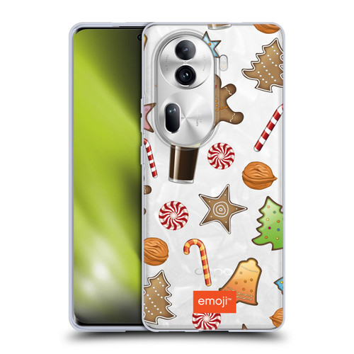 emoji® Winter Wonderland Christmas Cookies Soft Gel Case for OPPO Reno11 Pro